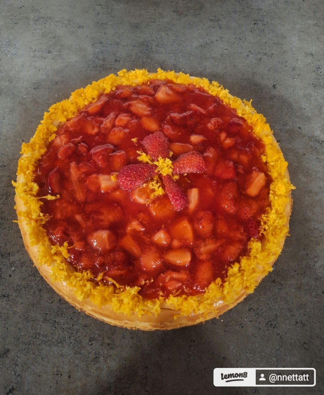 Strawberry Glaze Cheesecake