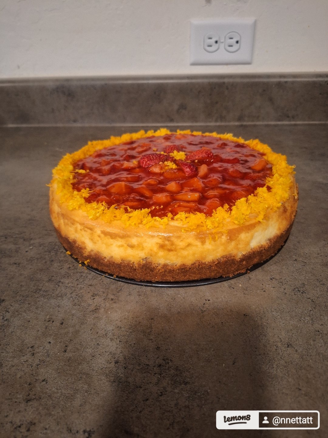 Classic Strawberry Cheesecake