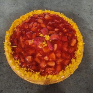 Strawberry Glaze Cheesecake