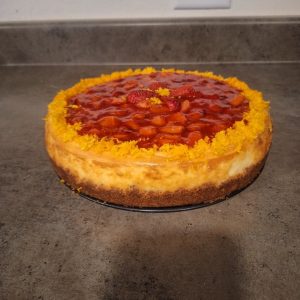 Classic Strawberry Cheesecake