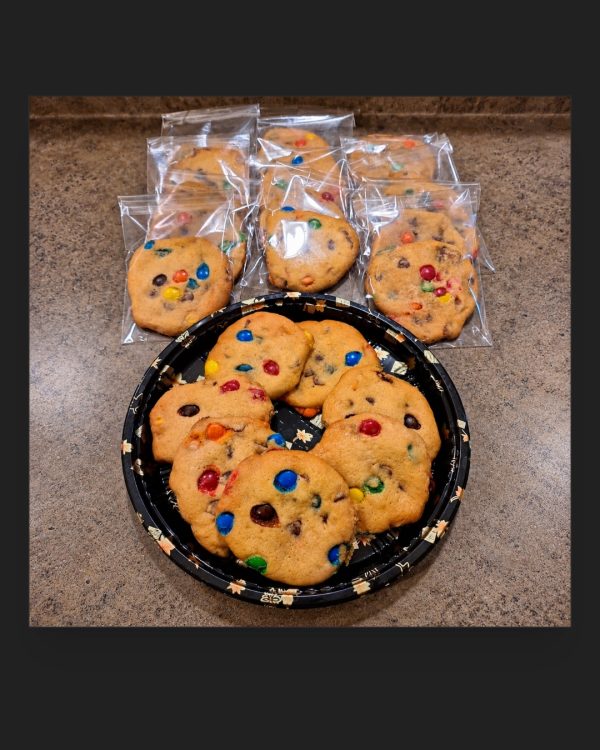 M&M Chocolate Chip Cookies